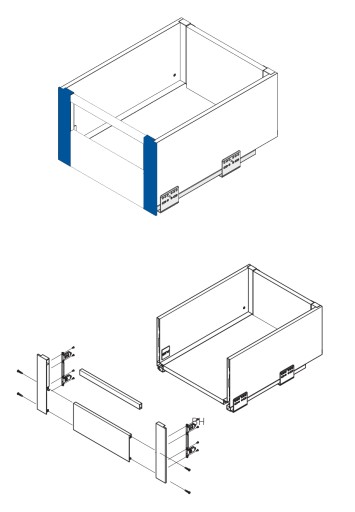 Vnútorný panelový konektor Axis Pro H 116 medium GTV