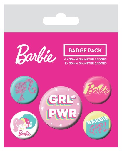 Barbie Grl Pwr - špendlíky špendlík na batoh