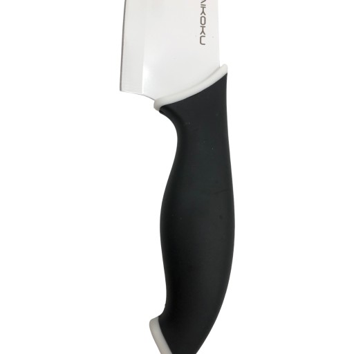 SANTOKU Nôž S KERAMICKÝM POVLAKOM, BIELY A ČIERNY