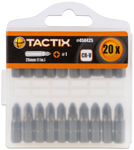 Sada 20 bitov pre skrutkovač PZ-1 TACTIX
