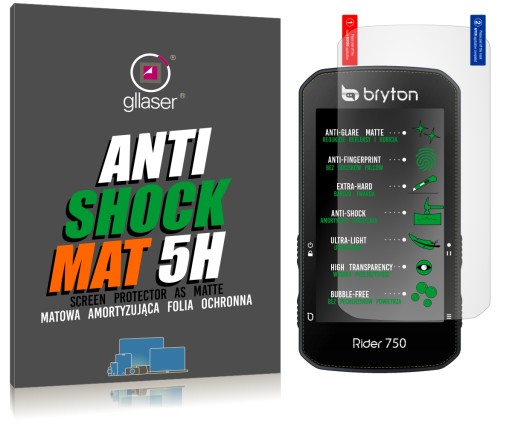 Glaser Anti-Shock MAT 5H Bryton rider 750 fólia