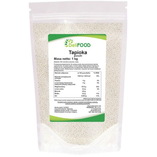 Tapiokový granulát 1000g DeliFood