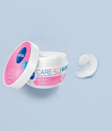 NIVEA CARE 5v1 Hydratačný krém na tvár pre suchú pleť 100ml