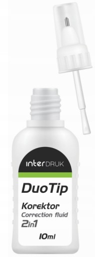 2v1 korektor dlhý a štetec 10ml Interdruk