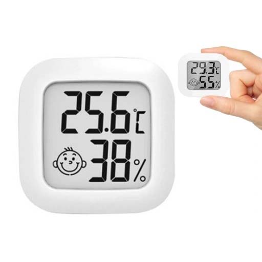 DIGITÁLNY TEPLOMER HYGROMETER IZBOVÁ METEOSTANICA POČASIE S DISPLEJOM