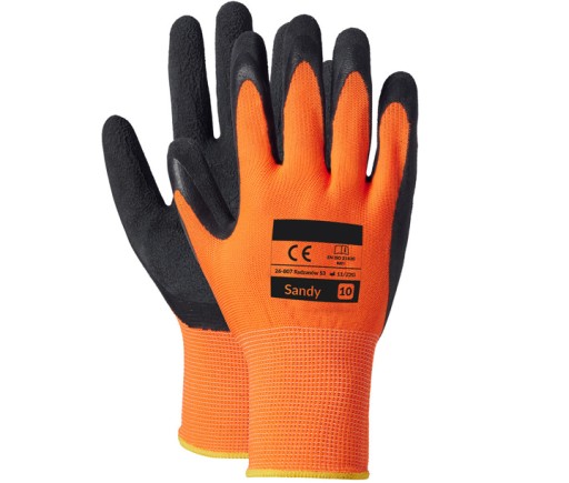 RUKAVICE PRACOVNÉ RUKAVICE SILNÉ LATEXOVÉ 9