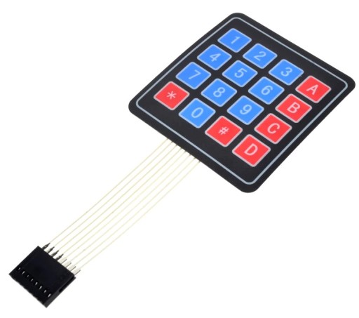 Samolepiaca klávesnica ARDUINO 4x4