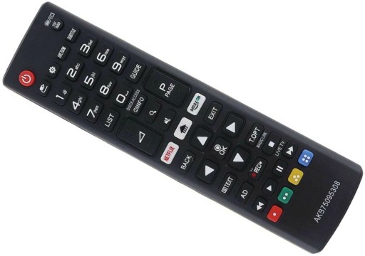 Diaľkové ovládanie pre LG AKB75095308 SMART NETFLIX AMAZON BLACK SMALL