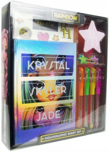 RAINBOW HIGH Holografický zápisníkový diár