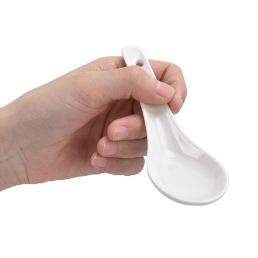 Porcelánová zelená polievková lyžica Celadon 14cm