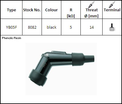 POTRUBIE NGK YB05F 8082