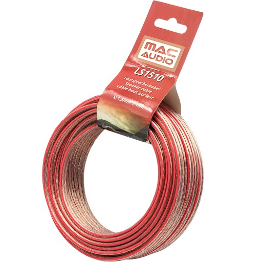 ZNAČKA MAC AUDIO HRUBÝ KÁBEL REPRODUKTORU 2 X 1,5 MM ROLKA 10 M