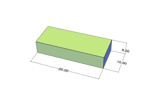 Feritový tanierový magnet MPŁ 25x10x5 F30 10 ks