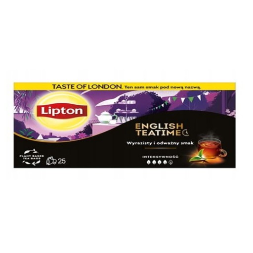 Lipton English Teatime Čierny čaj 25 vrecúšok