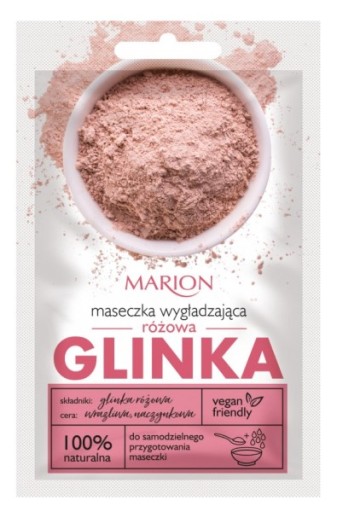 Marion, vyhladzujúca maska z ružového ílu, 8 g