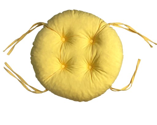 Podsedák na stoličku 35cm ŽLTÝ KRUH