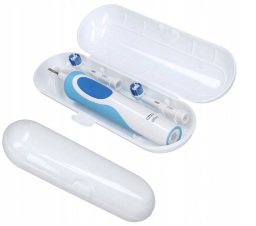 PÚZDRO NA ZUBNÚ KEFKU Oral-B, BIELE CESTOVNÉ POUZDRO