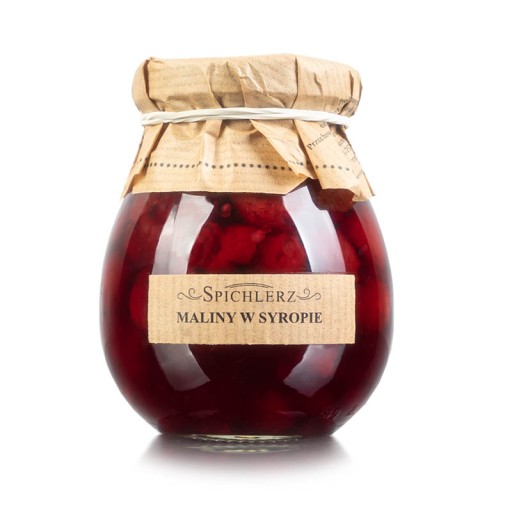 MALINY V SIRUPE Spichlerz 280g - Darčeková zavár