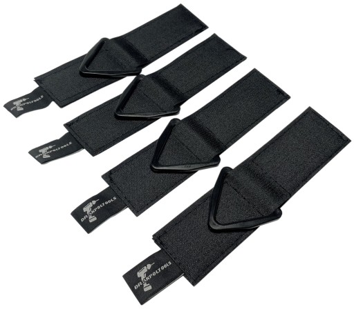 DRŽIAKY NA VELCRO NA UPEVNENIE BATOŽINOVEJ SIETE 4 KS