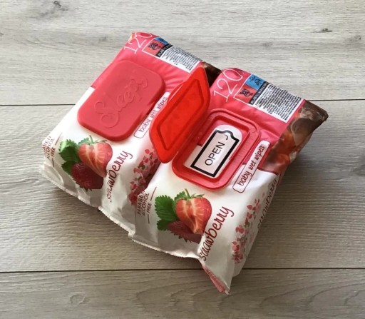 Vlhčené obrúsky Sleepy 120ks Jahoda