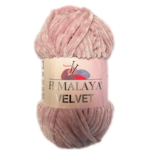 Himalaya Velvet priadza 100g špinavá ružová 90049