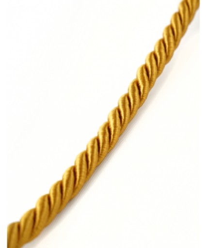 Ozdobná šnúrka 8mm zlatá