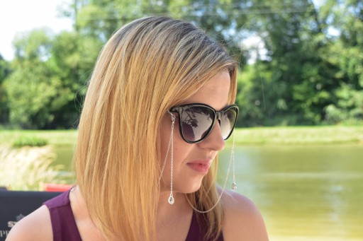 Caroline retiazka na okuliare, kamienky, darček