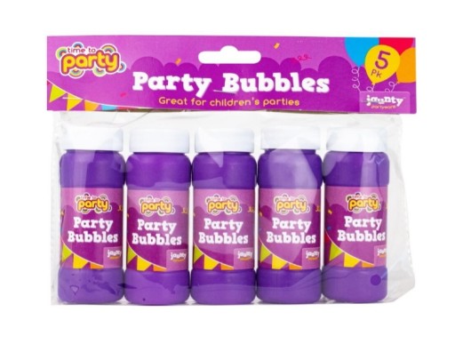 BUBLINY TEKUTÉ MYDLOVÉ BUBLINY ZÁSOB 5x60ml