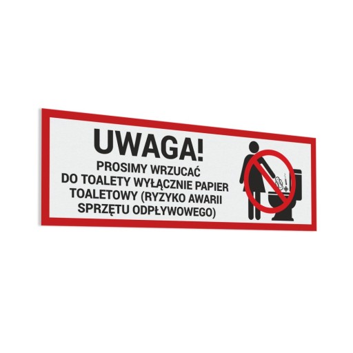 Nálepka - Používajte iba papier s rozmermi 10 x 30