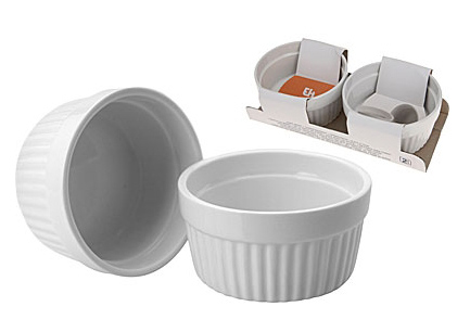 Sada riadu/zapekacích misiek 9 cm 2 ks.