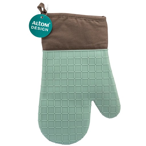 Elastická, žiaruvzdorná silikónová chňapka do rúry Altom Design, mäta