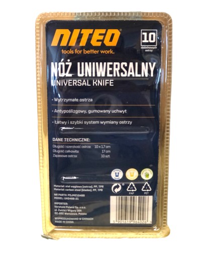 NITEO TOOLS UŽITOČNÝ Nôž