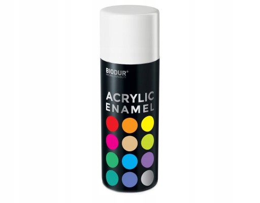 FARBA V STRIEKU AKRYLÁTOVÁ SMALT LESK BIELA AEROSOL 400 ml