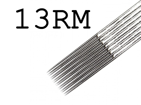 13RM TETOVACIE IHLY Magnum okrúhle 0,35mm 5ks IHLY