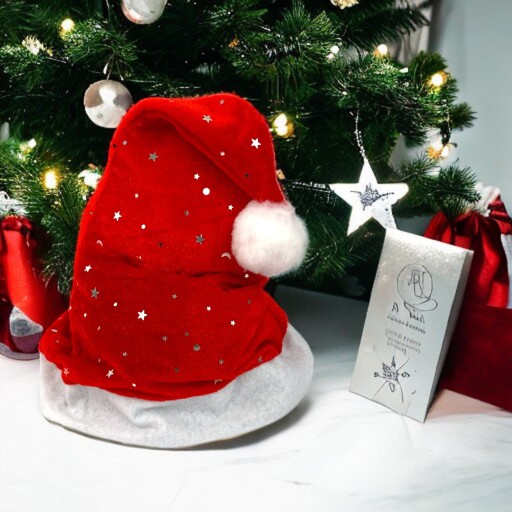 PLYŠOVÁ SANTA čiapka, SANTA outfit