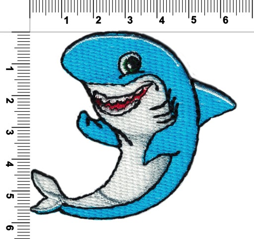 Termoadhézna nášivka na vyšívanie SHARK SHARK