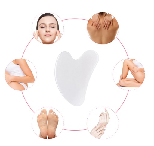 GUA SHA MASÁŽNY KAMEŇ NA TVÁR, JADE TANIER