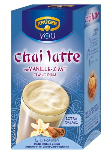 Chai Latte vanilkovo-škoricový Krüger 250 g DE