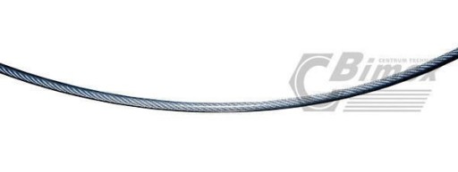 Oceľové lano z pozinkovaného PVC 6x7 - 8mm x 10mm 3500kg 1m
