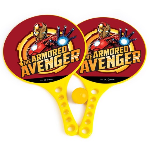 PADLETKY DO HRY SPÄŤ LOPTOVÝ TENIS AVENGERS 2 x PADLETKY