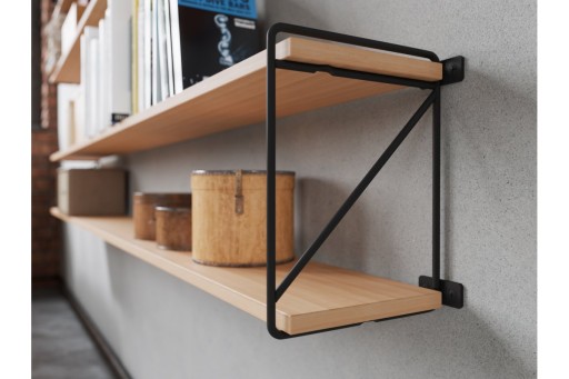 Podpora LOFT držiaky police ROD Wall 210x170 kuchyňa izba GTV