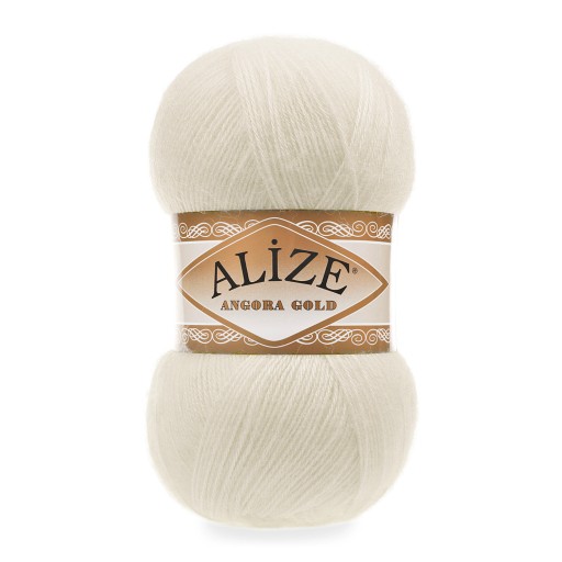 Priadza Angora Gold - 01 Cream Alize