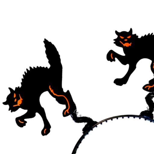 Čelenka Cat HALLOWEEN CAT BLACK WITCHES WITCHES
