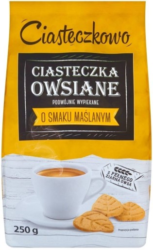 ovsené sušienky s maslom 250g Ciasteczkowo Sante
