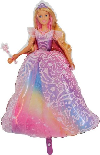Fóliové balónové šaty pre bábiku BARBIE na HEL 96cm