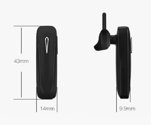 BEZDRÔTOVÉ BLUETOOTH USB MINI NÁHLAVNÉ SÚPRAVY PRE AUTOTELEFÓN