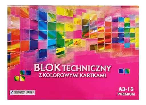 Technický blok A3 PREMIUM Color 15 kartónových listov