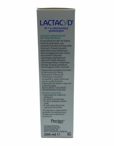 ANTIBAKTERIÁLNA LACTACID Hygiene Liquid Int.200 ml