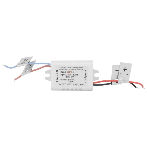 LED zdroj 5W 12V IP20 Bemko pre LED pás