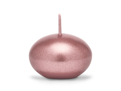 PLÁVAJÚCE SVIEČKY SVADOBNÉ SVIEČKY ROSE GOLD Ružové